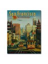 Plaque décorative San Francisco - T.W.A. - The Lindbergh Line