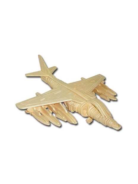 Petit avion en bois à monter - GR7 Harrier
