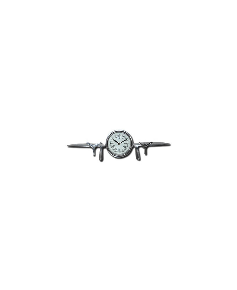 Horloge de bureau - forme avion