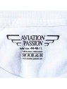 Tee-shirt Attention à la vache ! - Blanc / Aviation Passion - Taille L