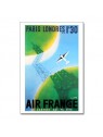 Affiche Air France, Paris-Londres : 1h30