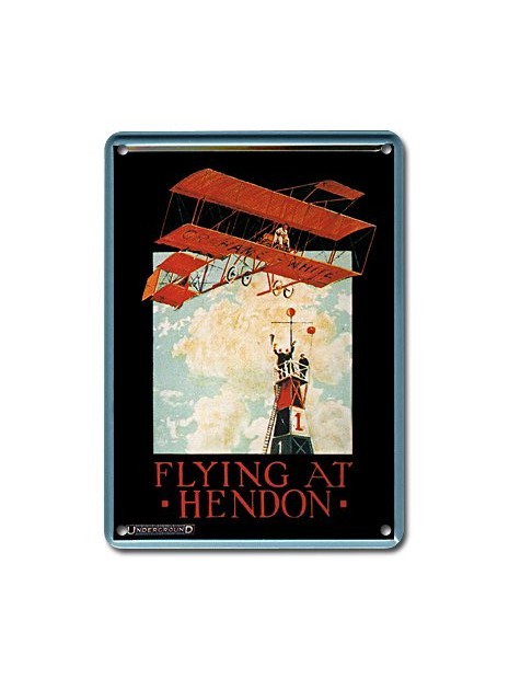 Mini plaque décorative Flying at Hendon
