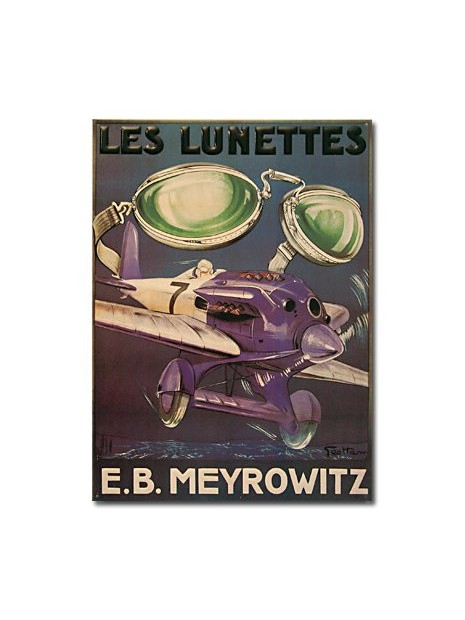 Plaque décorative en relief Lunettes Meyrowitz