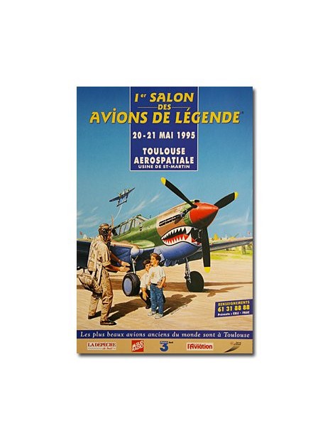 Affiche Salon des avions de légende