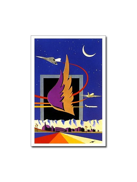 Carte postale Jean-Pierre CONDAT - Toulouse avec deux ailes