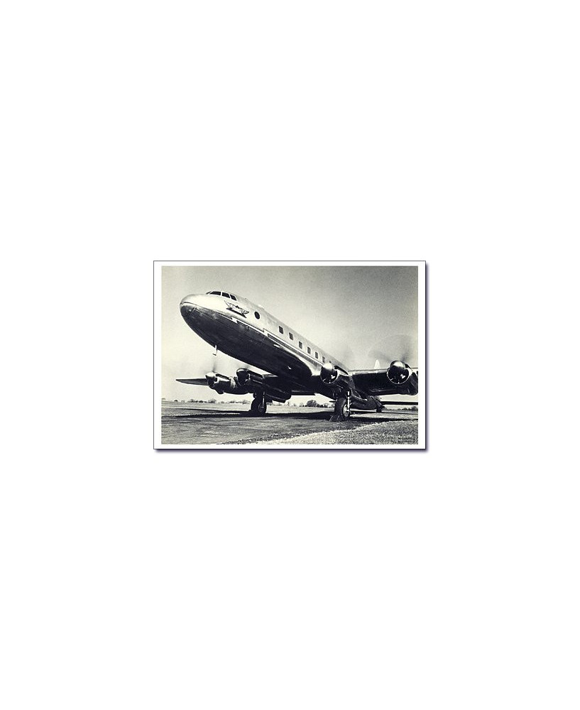 Carte postale noir et blanc - 53 - Avro Tudor II