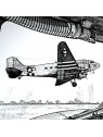 Illustration Douglas Dakota DC3 / C47 - Tableau de bord