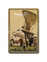 Plaque décorative en relief Imperial Airways (20 x 30 cm)