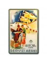 Plaque décorative en relief Servizi Aerei (20 x 30 cm)