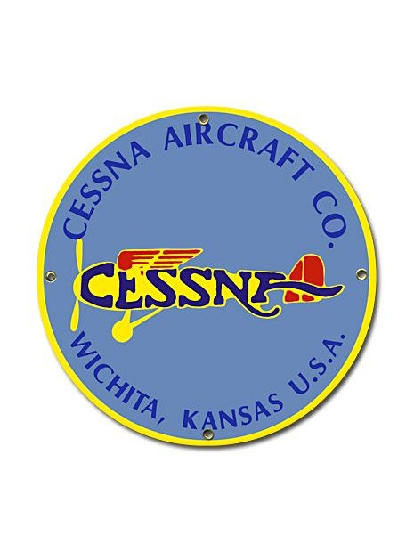 Plaque émaillée Cessna