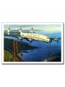 Carte postale Benjamin FREUDENTHAL - Lockheed Super Constellation TWA