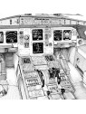 Illustration Airbus série A318 / A319 / A320 / A321 - Tableau de bord