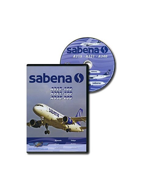 D.V.D. World Air Routes - Sabena A319 A321 A340