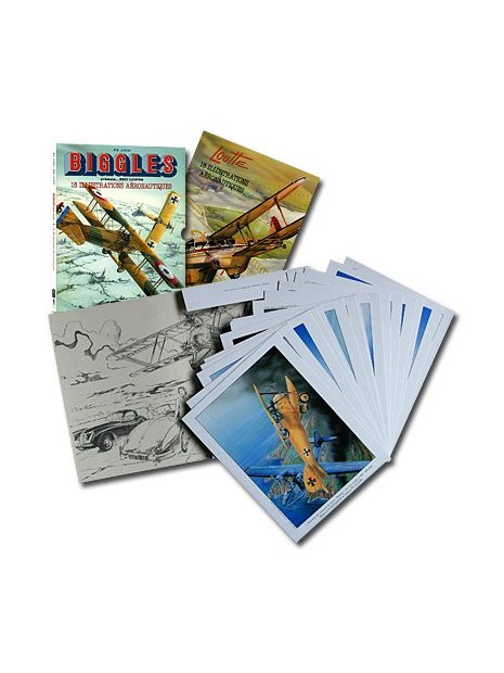 Biggles présente - 18 illustrations aéronautiques