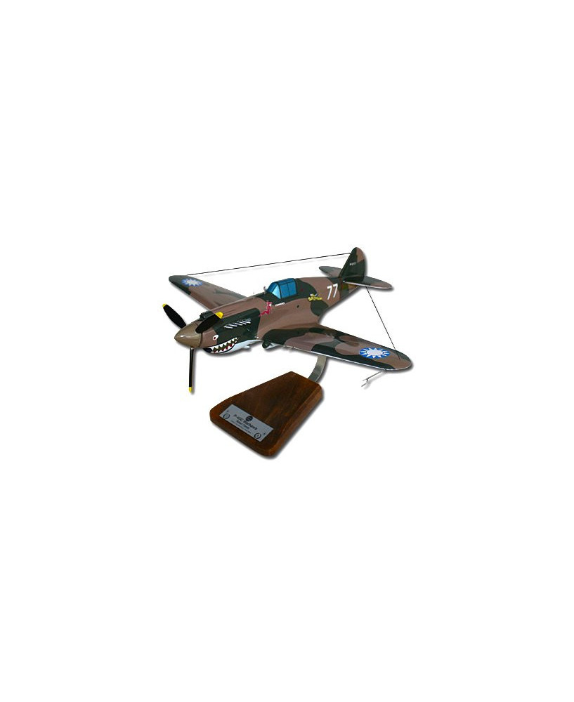 Maquette bois Curtiss P40 Warhawk