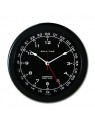 Horloge avec heure U.T.C. - fond noir