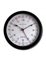 Horloge avec heure U.T.C. - fond blanc