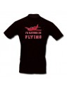 Tee-shirt I'd rather be flying - Taille M