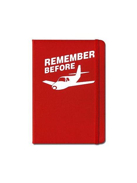 Bloc-notes Remember before flight