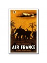 Carte postale Air France, Afrique occidentale / Afrique équatoriale