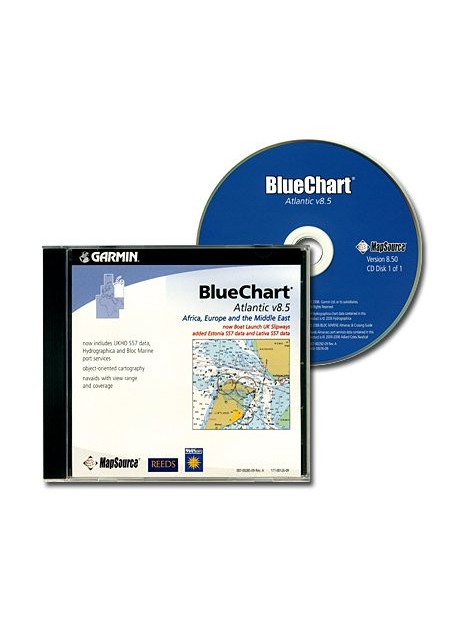 C.D.-ROM MapSource BlueChart, Atlantique