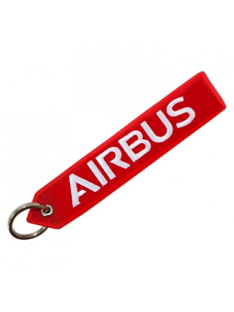 Porte-clés rouge "We make it fly" / Airbus