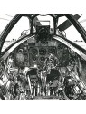 Carte de correspondance - illustration de J.-L. BEGHIN : Supermarine Spitfire