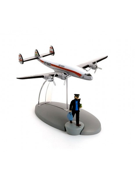 Figurines personnages et avions de Tintin