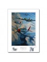 Poster Mustang P51C, Lee ARCHER, Tuskegee Airmen