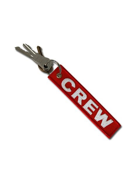 Porte-clés Crew / rouge et blanc - Aviation Passion