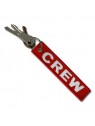 Porte-clés Crew / rouge et blanc - Aviation Passion