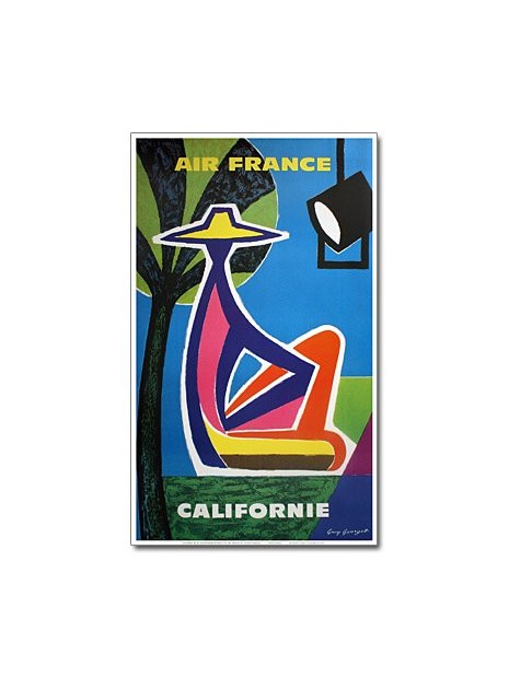 Affiche Air France, Californie