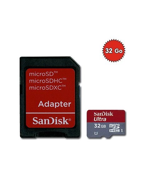 Carte microSD HC 32 Go pour caméra GoPro