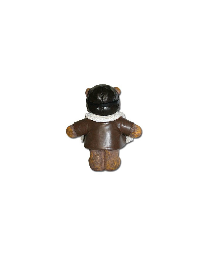 Statuette ourson aviateur 8 cm