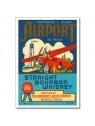 Panneau décoratif en carton Airport Straight Bourbon Whiskey