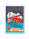 Carte postale Airport Straight Bourbon Whiskey