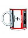 Mug bag-tag I.A.D. - Air France Washington