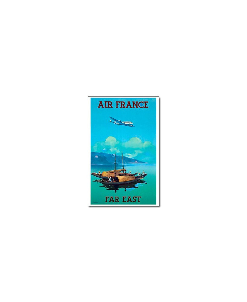 Affiche Air France, Far East (petit modèle)