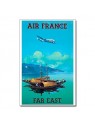 Affiche Air France, Far East (petit modèle)