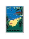 Affiche Air France, L'île Maurice (petit modèle)