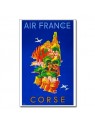 Affiche Air France, Corse (petit modèle)