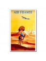 Affiche Air France, Proche Orient Désert (petit modèle)