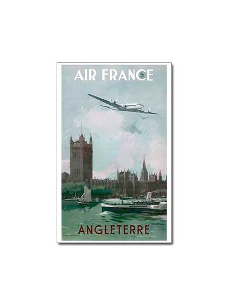 Affiche Air France, Angleterre (petit modèle)