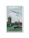 Affiche Air France, Angleterre (petit modèle)