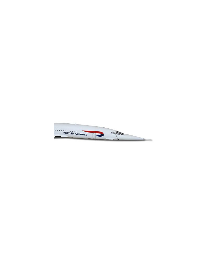 Maquette bois Concorde British Airways
